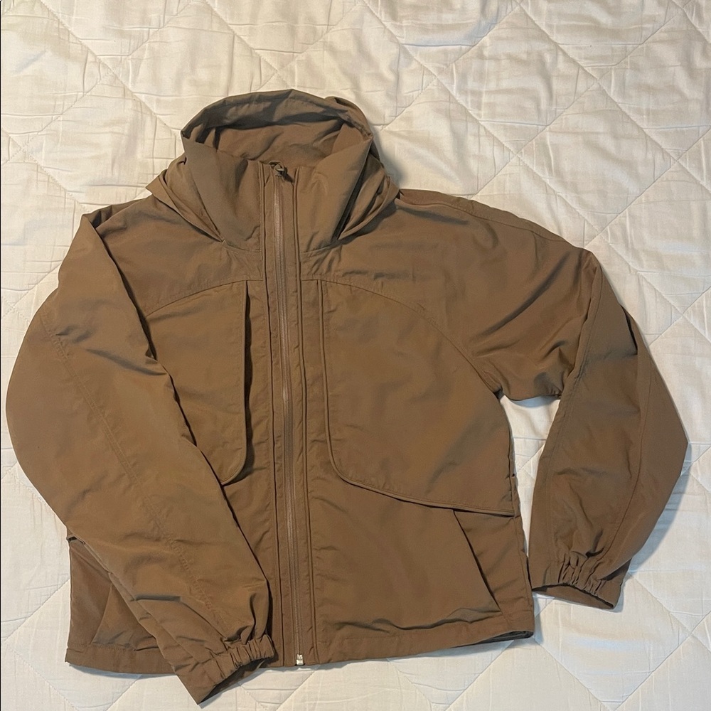 Lululemon Always Effortless Brown Hooded Jacket